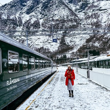 Flåm station - Norway in a nutshell® winter tour