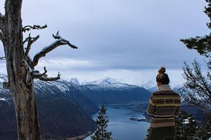 Utsikt over Sognefjorden - Sognefjorden i et nøtteskall vintertur
