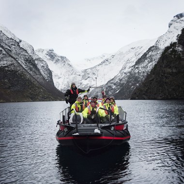 RIB boat trip from Flåm - Sognefjord in a nutshell winter trip