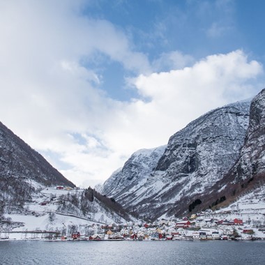 Winterkreuzfahrt auf dem Nærøyfjord - Norwegen in Kürze Wintertour - Flåm, Norwegen