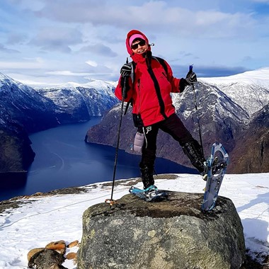 Snowshoe tour in Flåm - Norway In a nutshell winter tour, Norway