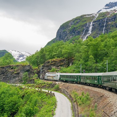 Myrdal - Flåm y el tren de Flåm - Sognefjord in a nutshell - Flåm, Noruega