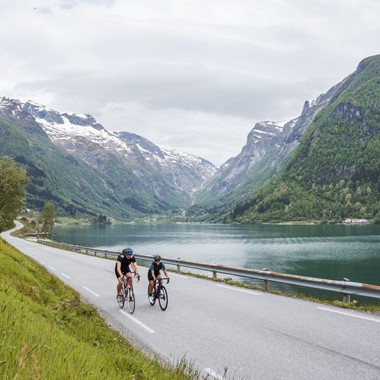 Radfahren in Balestrand - Sognefjord in a nutshell - Balestrand, Norwegen