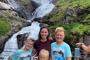 Kjosfossen waterfall -Sognefjord in a nutshell - Norwegen