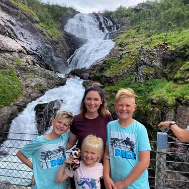 Kjosfossen waterfall -Sognefjord in a nutshell - Norway