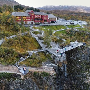 Fossli Hotel, ruta turística nacional en Hardanger, Hardangerfjord in a nutshell, Noruega