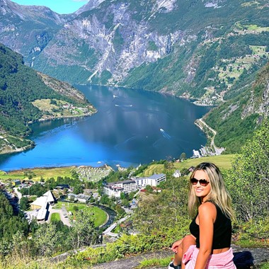 View of Geiranger - UNESCO Geirangerfjord in a nutshell, Norway