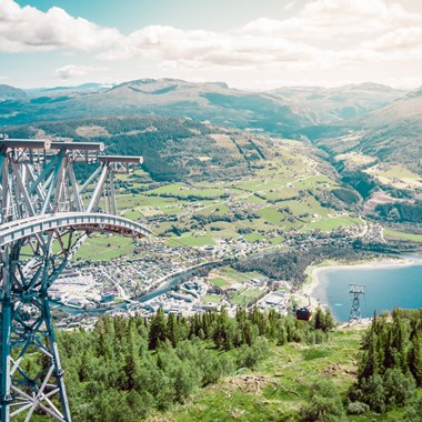 Erleben Sie Voss Gondol mit Fjord Tours auf dem Explore Voss Tour - Voss, Norwegen