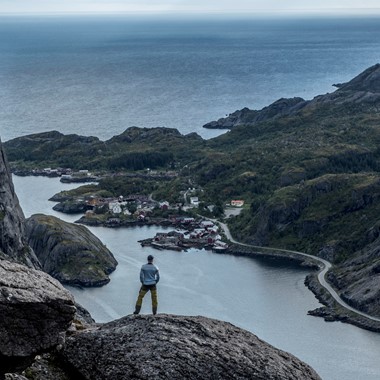 Panoramablick auf die Lofoten - Loften Islands in a nutshell mit Fjord Tours - Lofoten  Norwegen