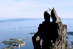 Experience Svolværgeita with Fjord Tours on the Loften Islands in a nutshell tour  - Svolvær Lofoten , Norway