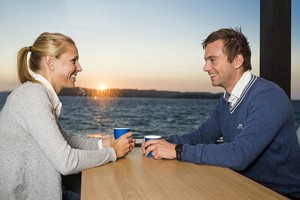 Coffee on board - Northern Lights cruise in Tromsø, NOrway