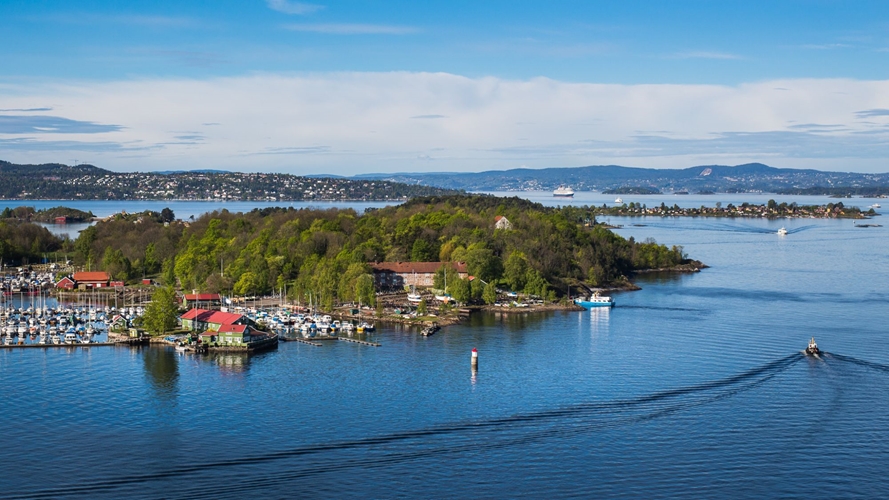 Recorrido por diferentes islas de Oslo