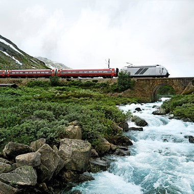 El tren de Bergen sobre Hardangervidda - Norway in a nutshell® de Fjord Tours, Noruega