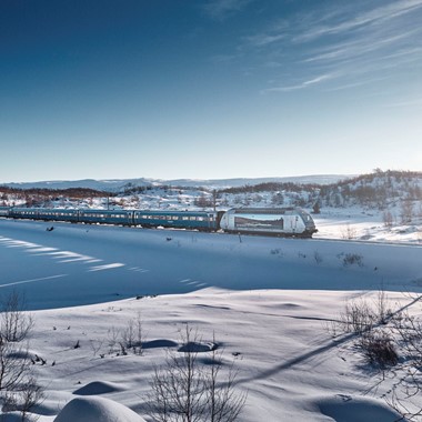 El tren de Bergen entre Oslo y Bergen - Tour de invierno Norway in a nutshell® - Noruega