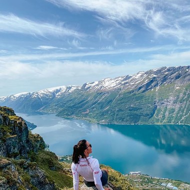 Utsikt over Lofthus - Hardangerfjorden i et nøtteskall tur av Fjord Tours 
