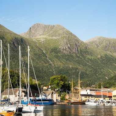 Harbor in Rosendal - Norway