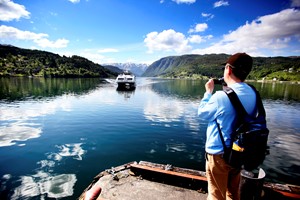 Hardangerfjord in a nutshell - fjord cruise on  the Hardangerfjord, Norway