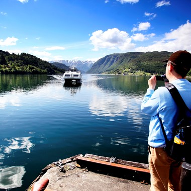 Hardangerfjord in a nutshell - fjord cruise on  the Hardangerfjord, Norway