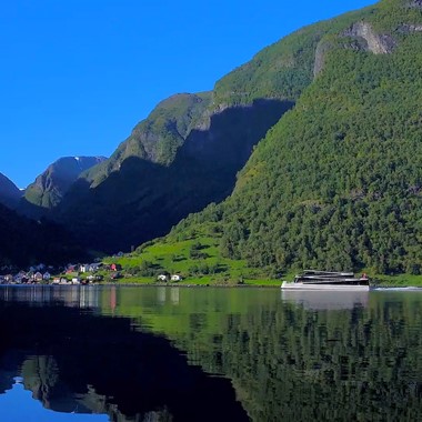 Norway in a nutshell® - Electric fjord cruise on the Nærøyfjord