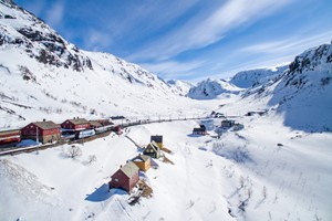 Descubre el ferrocarril de Flam durante el tour de invierno Norway in a nutshell® de Fjord Tours - Flåm, Noruega