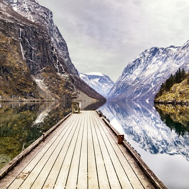 Experience Gudvangen on the Norway in a nutshell® winter tour by Fjord Tours - Gudvangen, Norway
