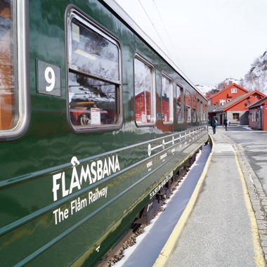 The Flam railway  - Sognefjord in a nutshell winter tour by Fjord Tours - Flåm, Norway